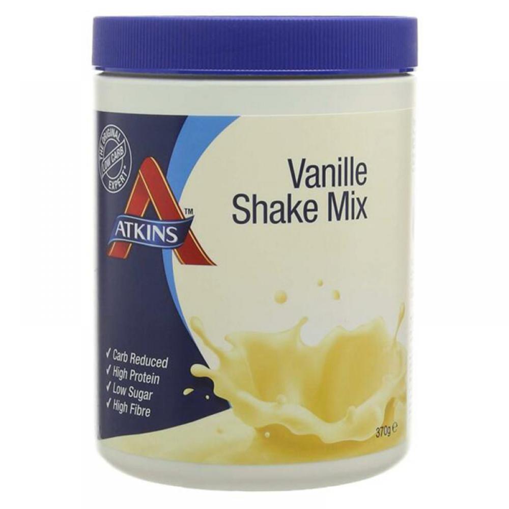 Atkins Low Carb Vanilla High Protein Shake Mix 370 g