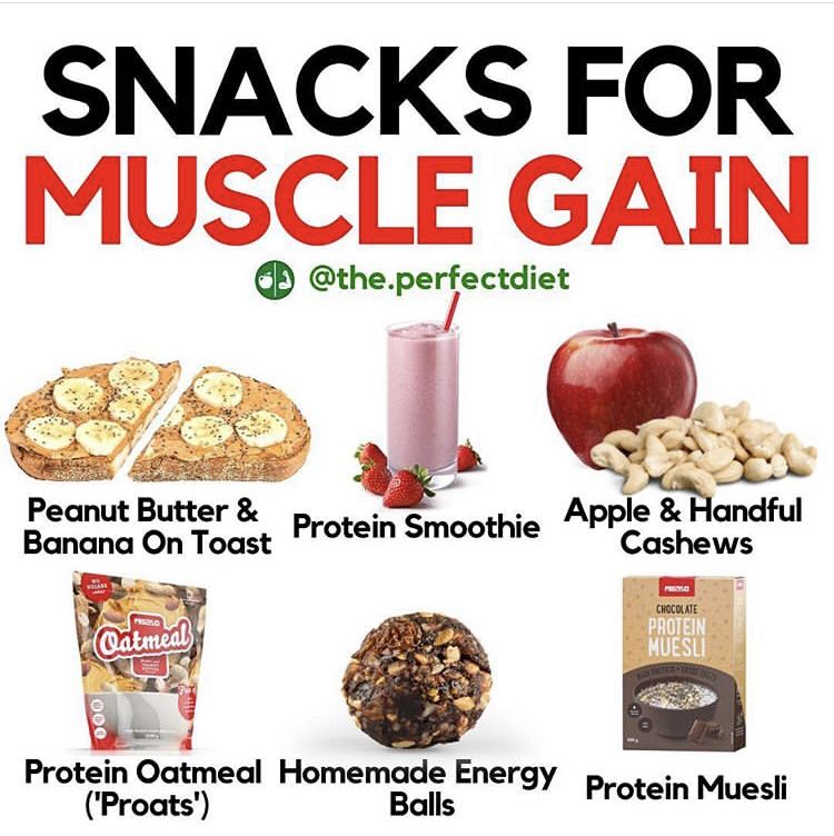 Best snacks to gain muscles