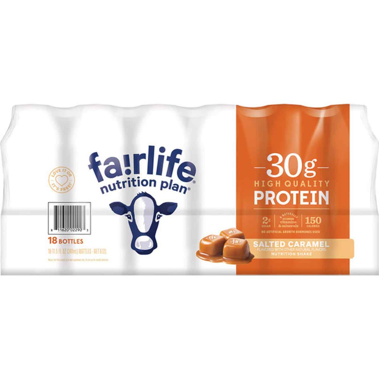 Fairlife Nutrition Plan Salted Caramel Protein Shake, 18 pack, 11.5 fl oz