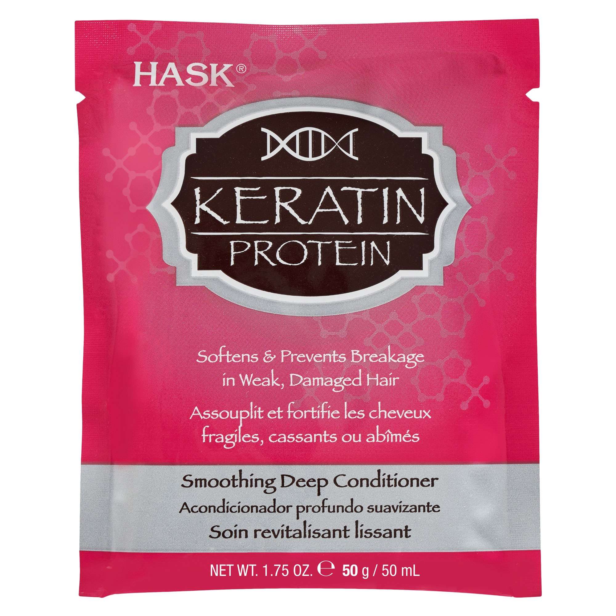 Hask Keratin Protein Smoothing Deep Conditioner, 1.75 Oz.,Pack of 2 ...