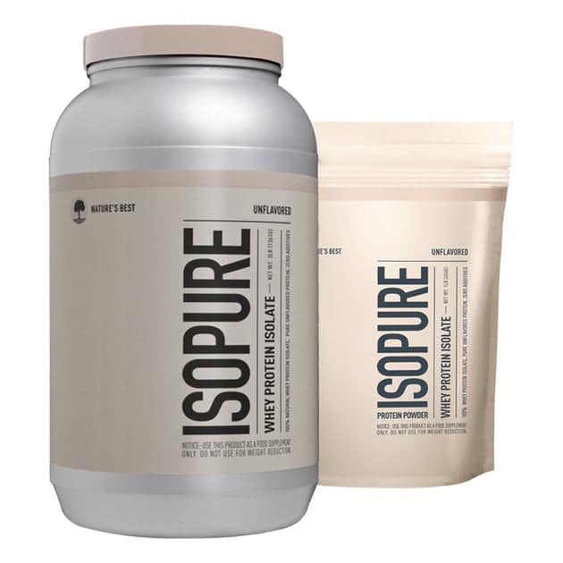 ISOPURE Unflavored Whey Protein Isolate  CampusProtein.com