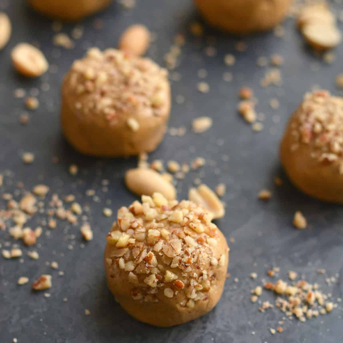 Peanut Butter Protein Balls (Low