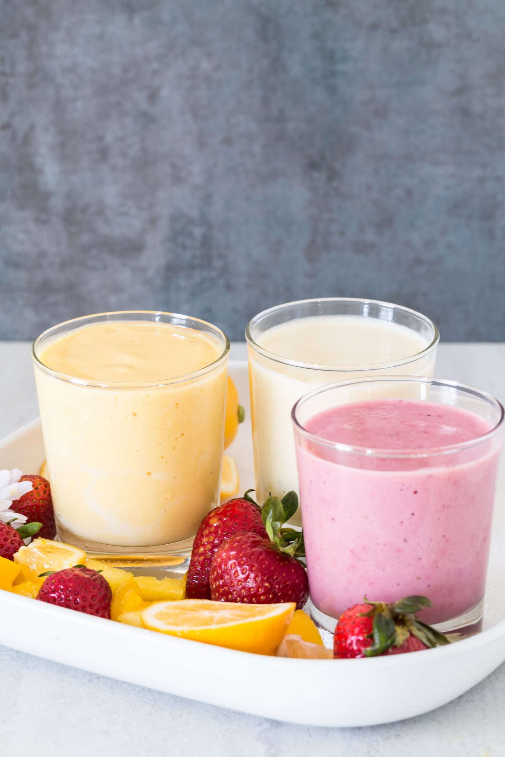 Yogurt protein smoothie 3 ways