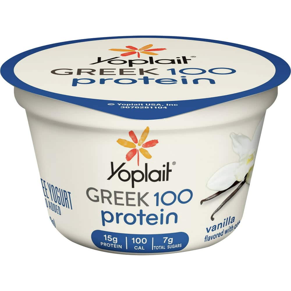 Yoplait Greek 100 Protein Vanilla Yogurt, 5.3 Oz.